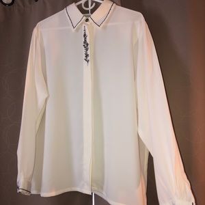 👑 VINTAGE 80s BLOUSE